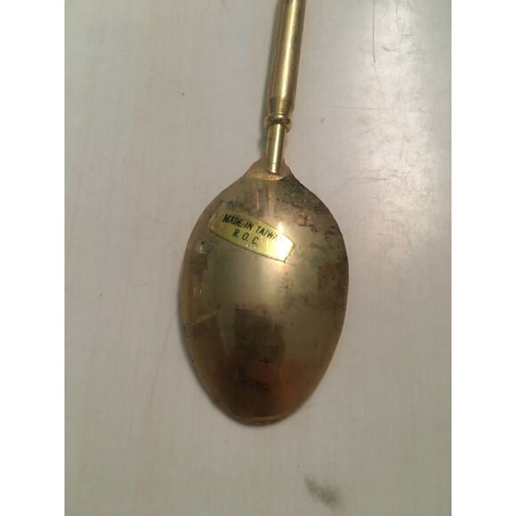 Collectible San Diego Zoo Souvenir Spoon Enamel Parrot - Picture 5 of 5